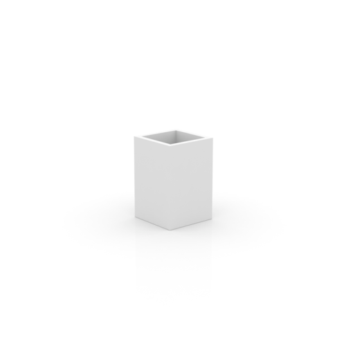 Pot 111 - Cubo Alto - Elegant M size planter, recyclable material - Pacific Compagnie.