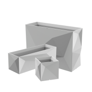 Pot 111 - Faz - sleek outdoor pot, green material, flexible dimensions - Pacific Compagnie.
