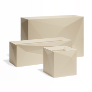 Pot 111 - Faz - modern planter, sustainable design, multiple finishes - Pacific Compagnie.