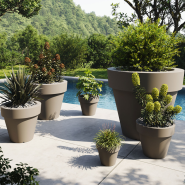 Pot 111 - Maceta - Pot design moderne en polyéthylène recyclable - Pacific Compagnie.