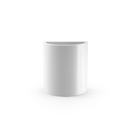 Pot 111 - Medio Cilindro - compact garden container, eco‑friendly polyethylene - Pacific Compagnie.