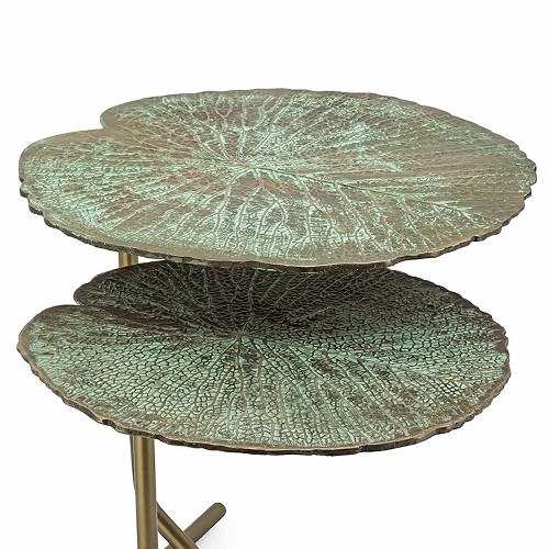 Table d'appoint 162 - Lotus Leaves Design - Pacific Compagnie.