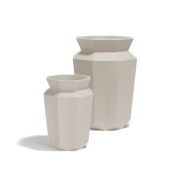 Pot Origami 111 - Hasu - Artistic folded planter, versatile size range, contemporary design - Pacific Compagnie.