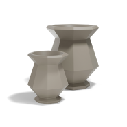 Pot Origami 111 - Kashi – pot résine style minimaliste – Pacific Compagnie.