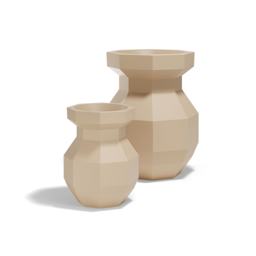 Pot Origami 111 - Yuri - modèle moyen M 47,5×47,5×60 cm - Pacific Compagnie.
