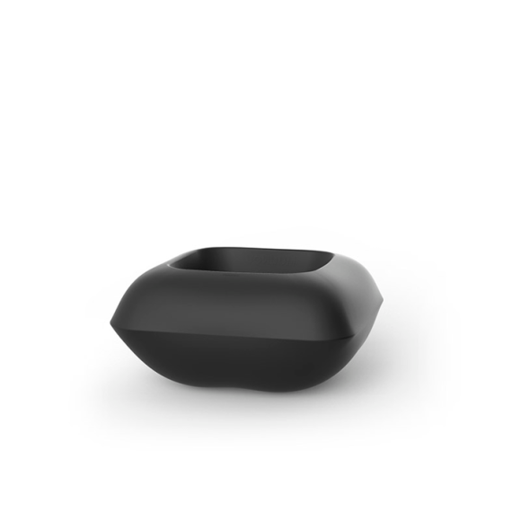 Pot 111 - Pillow - Sleek square vase, sustainable polyethylene, assorted hues - Pacific Compagnie.