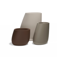 Pot 111 - Stone - chic stone‑style vase, versatile placement, recyclable - Pacific Compagnie.