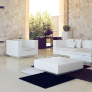 Pouf Carré 111 - Vela Chill - taille moyenne colorée - Pacific Compagnie.