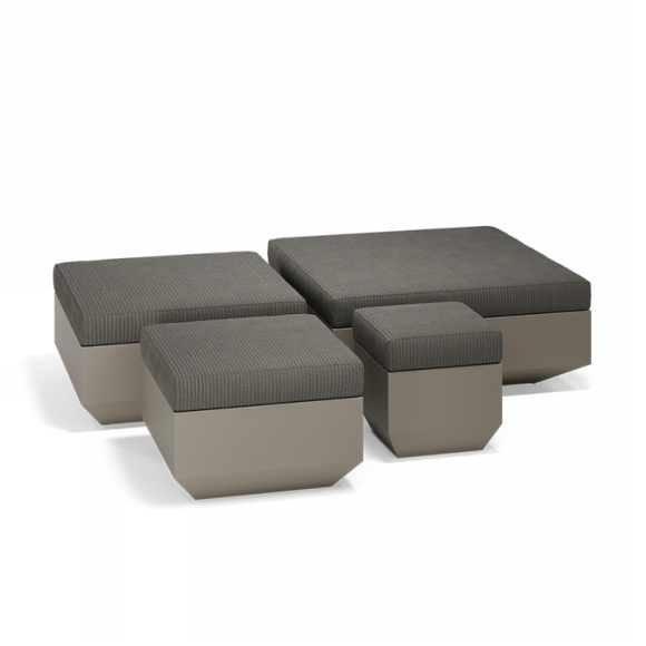 Pouf Carré 111 - Vela Chill - style épuré, taille L - Pacific Compagnie.