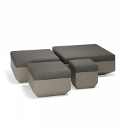 Pouf Carré 111 - Vela Chill - style épuré, taille L - Pacific Compagnie.