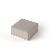 Pouf 111 - Gatsby - Round recyclable polyethylene ottoman, vibrant color options - Pacific Compagnie.