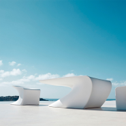 Pouf 111 - Wing - Design moderne, couleur vive - Pacific Compagnie.
