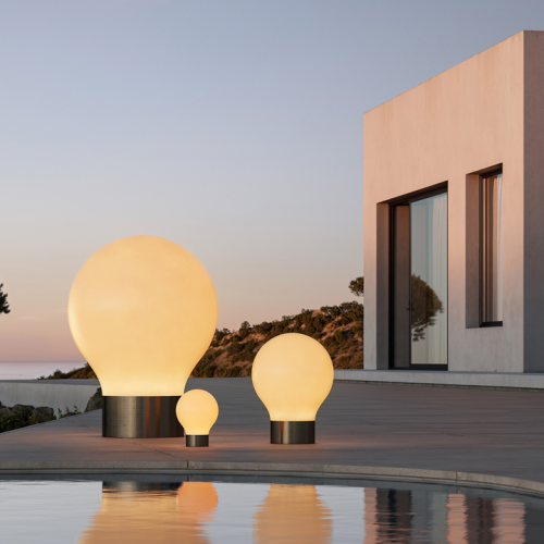 Lampe 111 - Second Light - modèle moyen, polyéthylène recyclable - Pacific Compagnie.