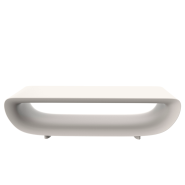 Table basse 111‑Bum Bum - modern poly‑ethylene low‑profile centerpiece - Pacific Compagnie.