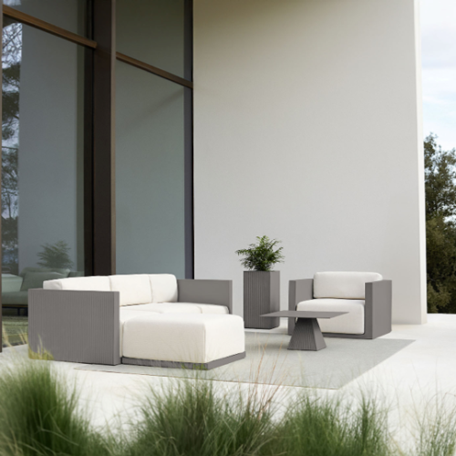 Table basse Carrée 111 - Gatsby H40 cm - Look épuré, couleur personnalisable - Pacific Compagnie.