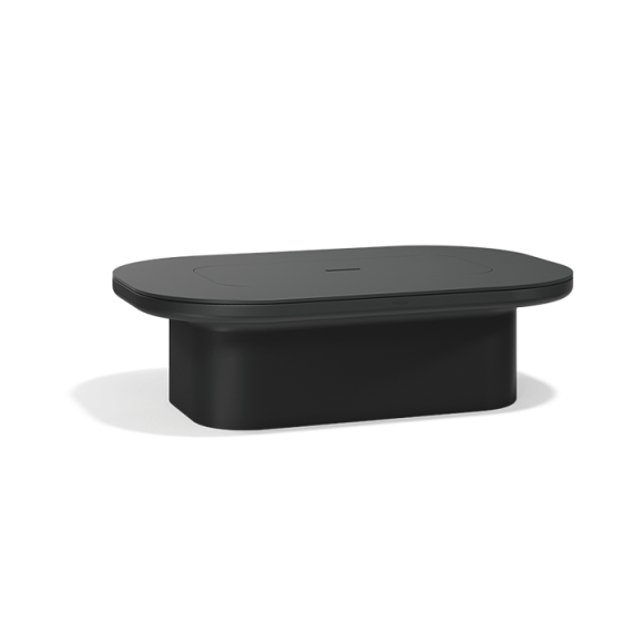 Table basse 111 - Luna - Table basse moderne en polyéthylène recyclable - Pacific Compagnie.