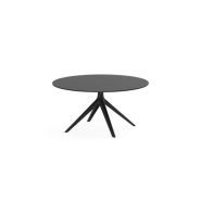 Table basse 111 - Mari-Sol - Small 62 cm round aluminum coffee table, modern finish - Pacific Compagnie.
