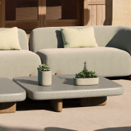 Table basse 111 - Milos - Sleek polyurethane coffee table, S size - Pacific Compagnie.