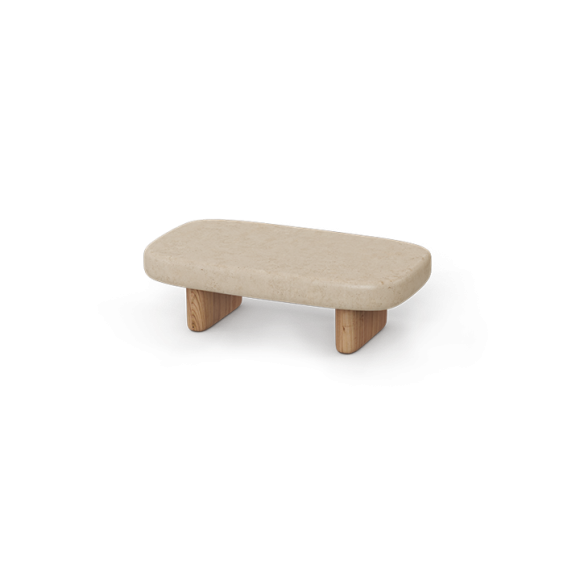 Table basse 111 - Milos - Modern wood‑poly blend, M size coffee table - Pacific Compagnie.