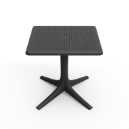 Table basse 111 - Palm – compact resin coffee table, 50 cm square – Pacific Compagnie.