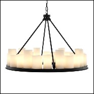 Lustre 24 - Commodore | Elegant crystal chandelier - Pacific Compagnie.