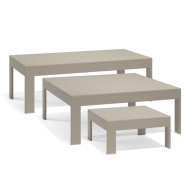 Table basse 111 - Posidonia - Table basse aluminium taille standard - Pacific Compagnie.