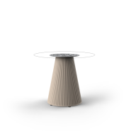 Table basse Ronde 111 - Gatsby H50 cm - design contemporain, coloris variés - Pacific Compagnie.