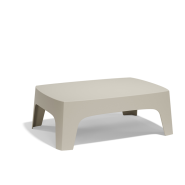 Table basse 111 - Solid – stylish rectangular coffee table, recyclable plastic, vibrant finishes – Pacific Compagnie.