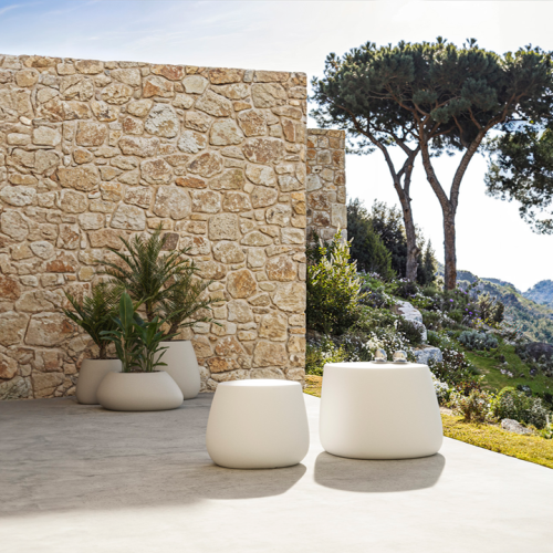 Table basse 111 - Stone polyéthylène recyclable - Pacific Compagnie.