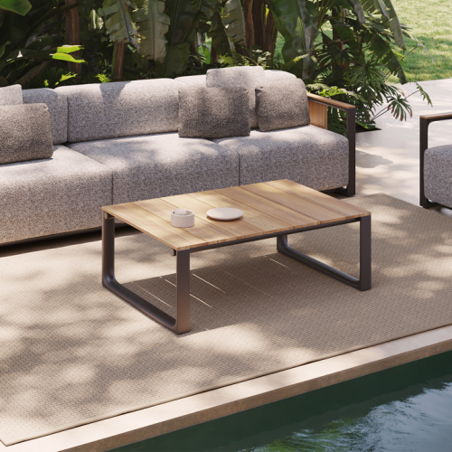 Table basse 111 - Tulum - Table basse 111-Tulum design épuré couleur vive - Pacific Compagnie.