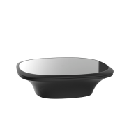 Table basse 111 - Ufo - Modern round coffee table, recyclable PE, vibrant colors - Pacific Compagnie.