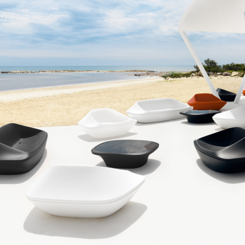 Table basse 111 - Ufo - Minimalist 100 cm square base, eco-friendly design - Pacific Compagnie.
