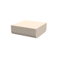 Table basse 111 - Ulm - Compact square coffee table, recyclable polyethylene - Pacific Compagnie.