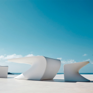 Table basse 111 - Wing - Compact 116cm design, eco-friendly material - Pacific Compagnie.