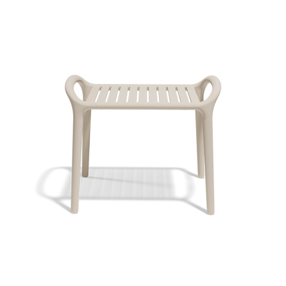 Table d'appoint 111 - Ibiza - stylish tiny bright polypropylene side table, 55 cm wide - Pacific Compagnie.