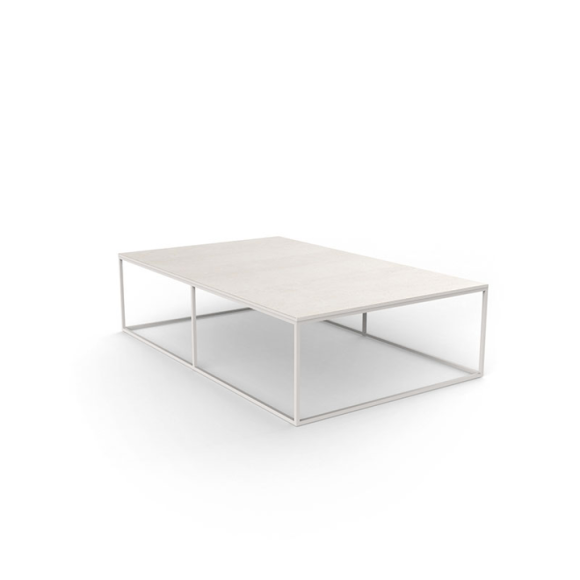 Table basse 111‑Suave - version petite aluminium - Pacific Compagnie.