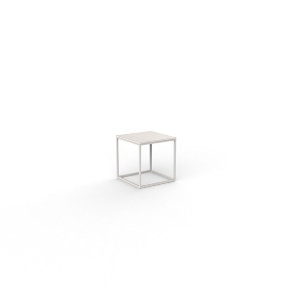 Table d'appoint 111‑Suave - Sleek 40 cm round aluminum accent table, versatile color options - Pacific Compagnie.