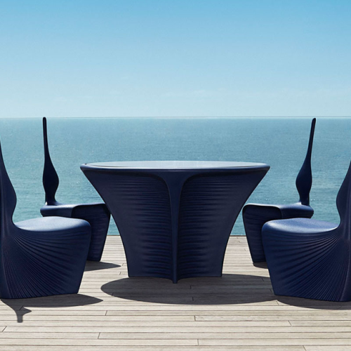Table de repas 111 - Biophilia - Modern eco-friendly table, compact 120 cm layout - Pacific Compagnie.