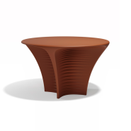 Table de repas 111 - Biophilia - Sustainable poly‑ethylene dining surface, bold color option - Pacific Compagnie.
