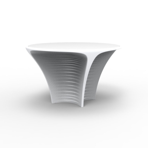 Table de repas 111 - Biophilia - Stylish roundish tabletop, versatile indoor/outdoor use - Pacific Compagnie.