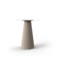 Table de repas Ronde 111 - Gatsby Base Simple – grande surface – Pacific Compagnie.