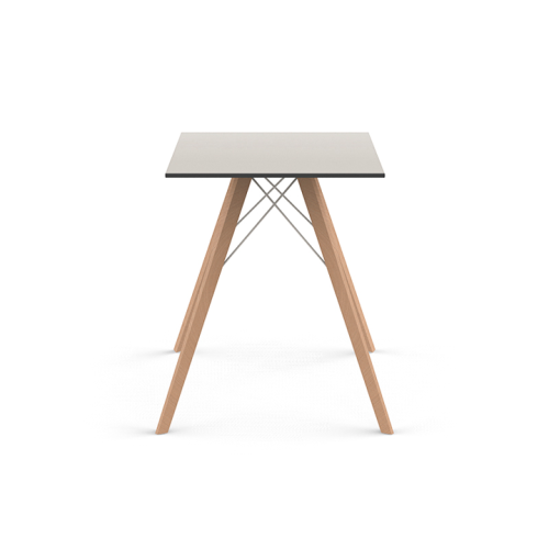 Table de repas Carrée 111 - Faz Wood - Compact round table, vibrant color choices - Pacific Compagnie.