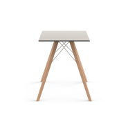 Table de repas Carrée 111 - Faz Wood - Compact round table, vibrant color choices - Pacific Compagnie.