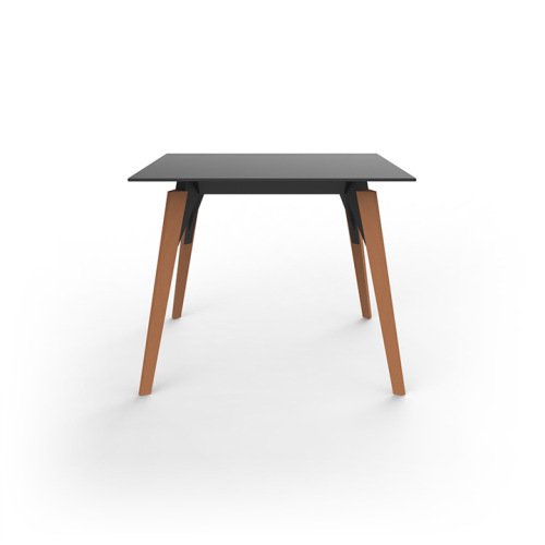 Table de repas Carrée 111 - Faz Wood XL – elegant square tabletop, recyclable materials – Pacific Compagnie.