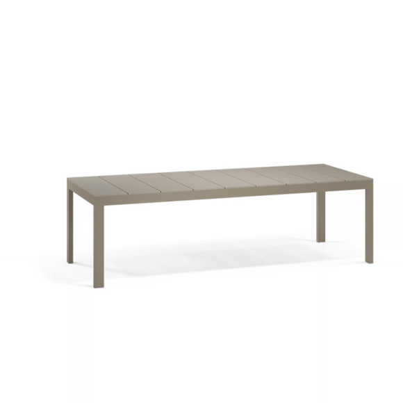 Table de repas Extensible 111 - Posidonia - Table extensible aluminium 100x300 cm - Pacific Compagnie.