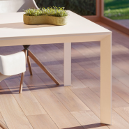 Table de repas 111 - Frame Aluminium - Table robuste pour salle à manger - Pacific Compagnie.