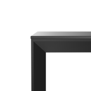 Table de repas 111 - Frame Aluminium - Plateau stable 74 cm haut - Pacific Compagnie.