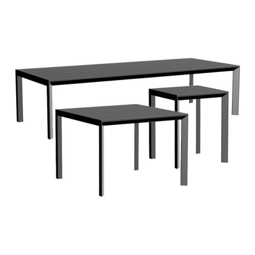Table de repas 111 - Frame Aluminium - Structure légère et durable - Pacific Compagnie.
