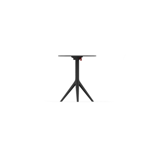 Table de repas 111 - Mari-Sol - Spacious 96.5 cm aluminum dining table, contemporary style - Pacific Compagnie.