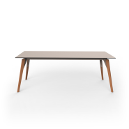Table de repas Rectangle 111 - Faz Wood XL - Grande surface, style épuré - Pacific Compagnie.